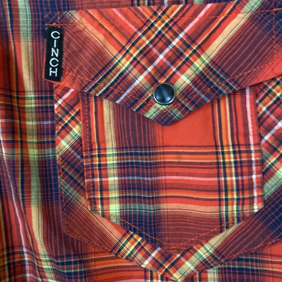 Cinch modern fit pearl snap shirt - Picture 5 of 11